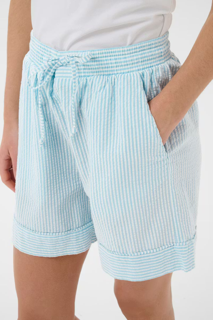 Saint Tropez ElimikoSZ Shorts- Cerulean Ice Stripe