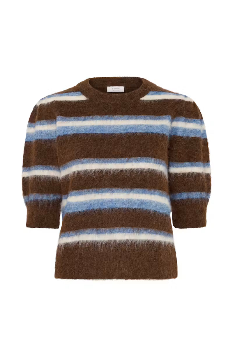 B.Young Milou Jumper - Brown & Blue