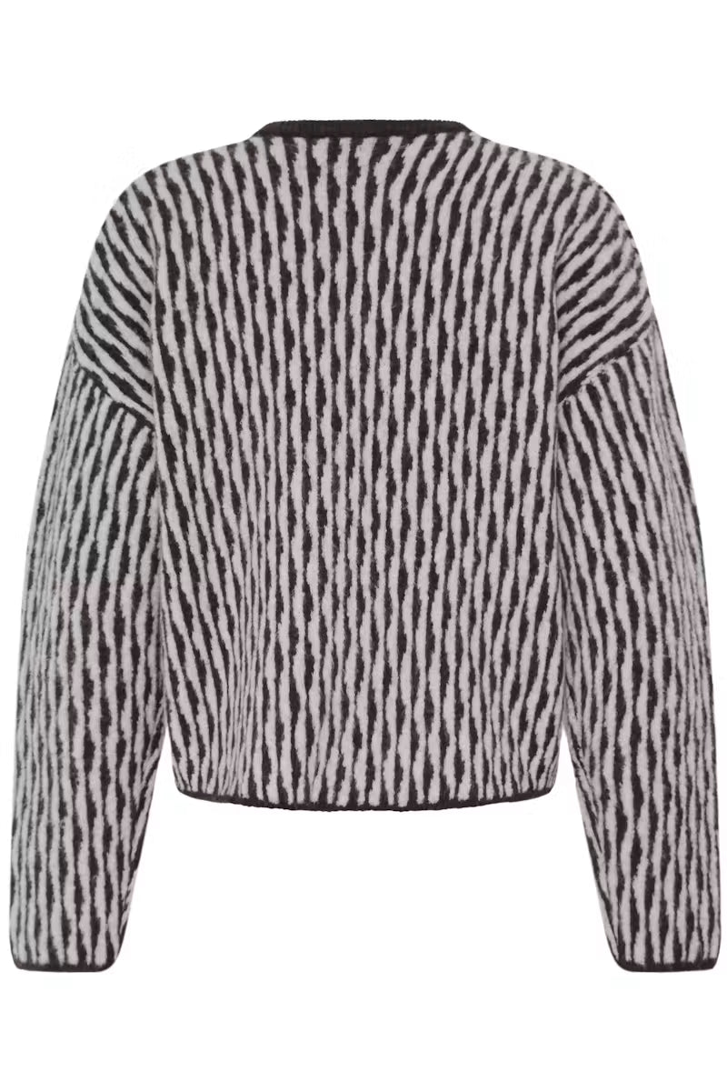 B.Young Jula Jumper- Fig Abstract/Brown