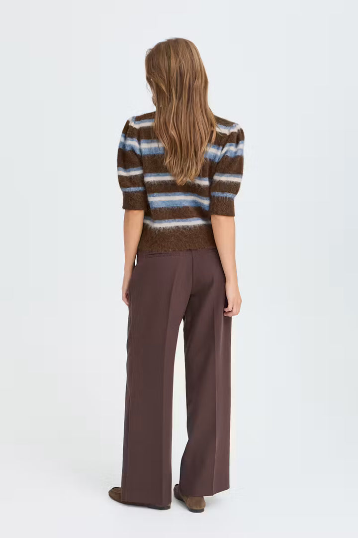 B.Young Milou Jumper - Brown & Blue