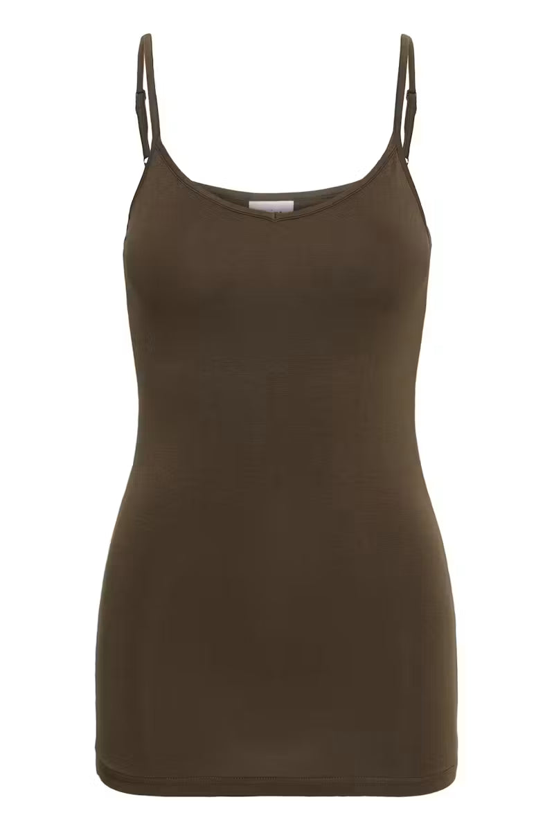 Saint Tropez Vigga Tanktop - Chocolate Brown