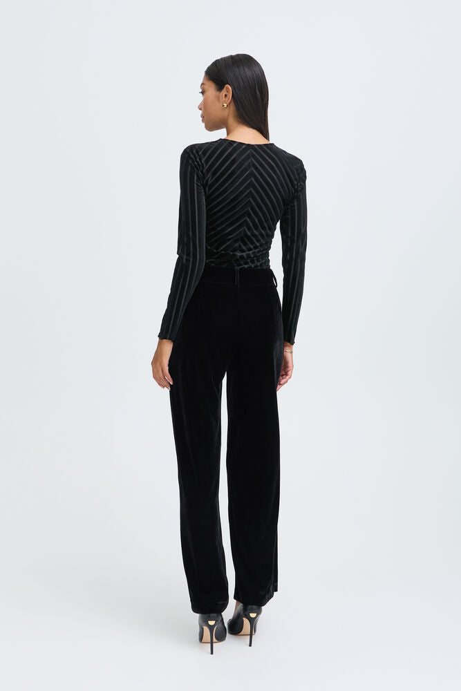 B.Young BYSHIRLEY Stripe Top - Black