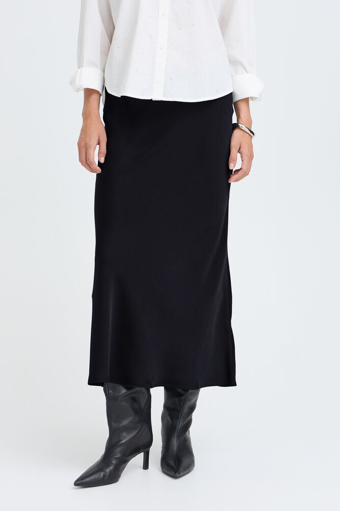 B.Young BYISA Midi Skirt - Black