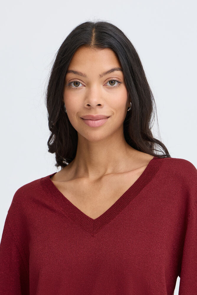 B.Young BYMOBBE Jumper - Sun-Dried Tomato