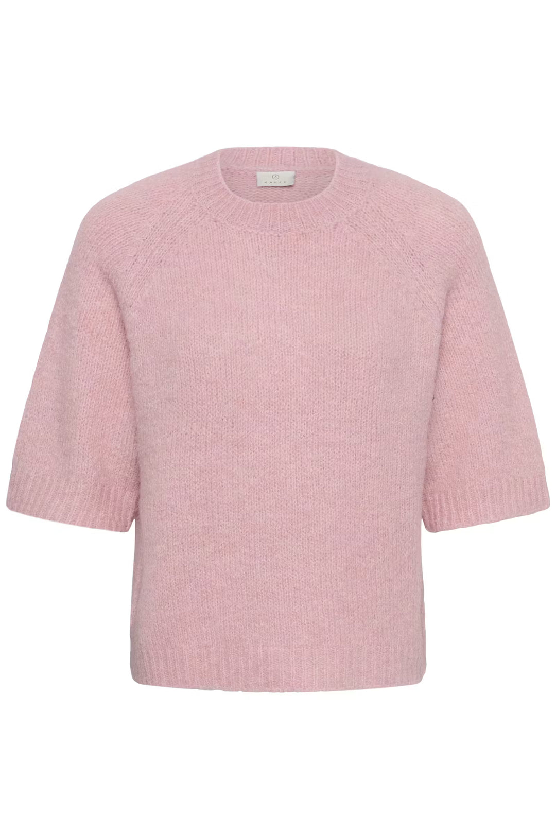 Kaffe KAemilie Cropped Knit Pullover - Pale Mauve/Pink