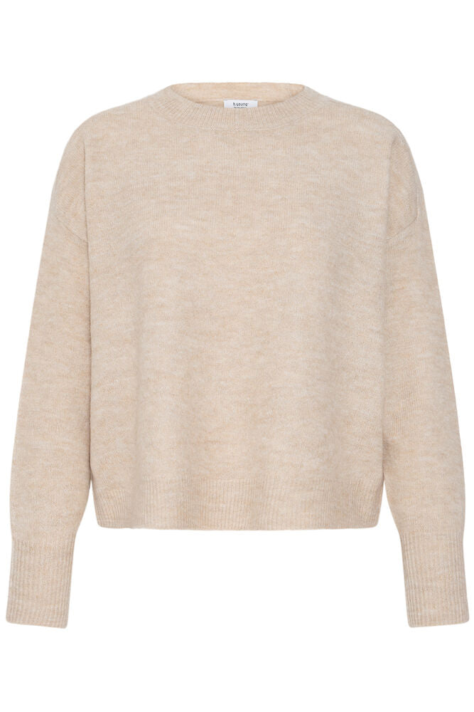 B.Young BYMONNA Jumper - Humus Melanage