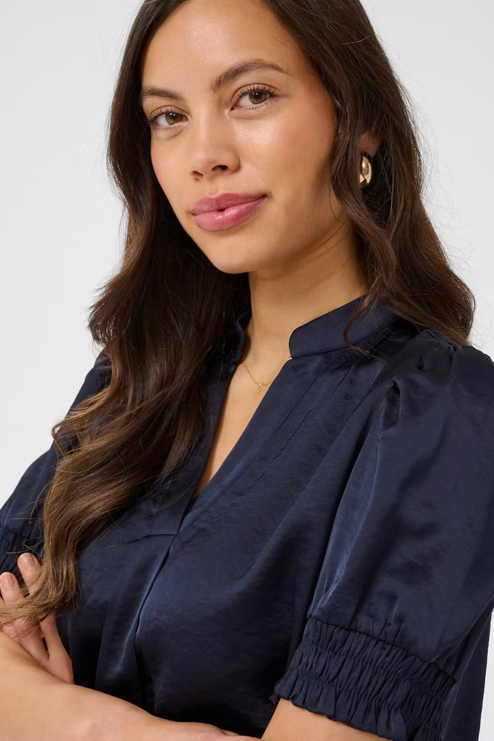 Saint Tropez Panan Blouse - Navy Blue