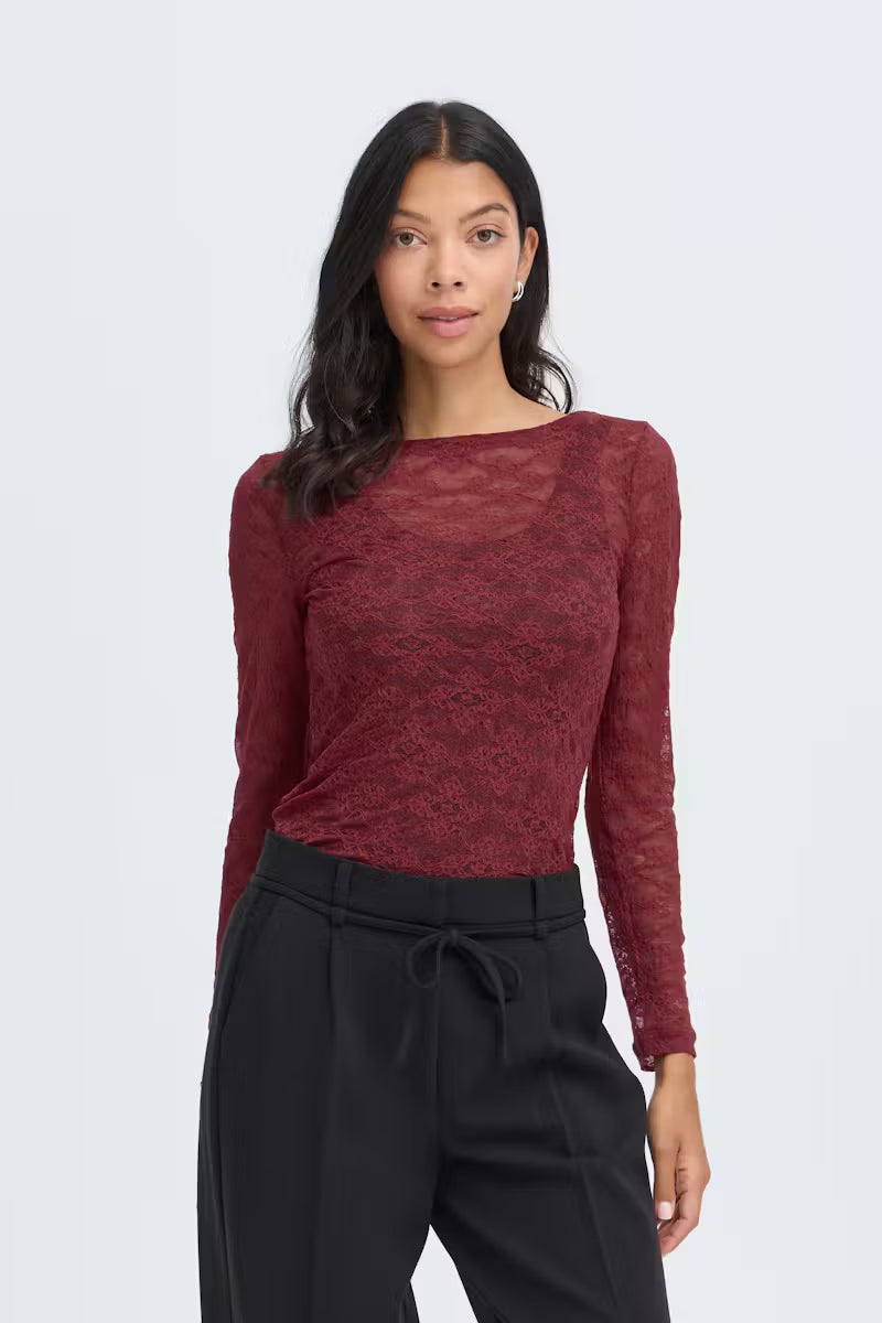 B.Young BYPRIYA T-Shirt - Sun-Dried Tomato