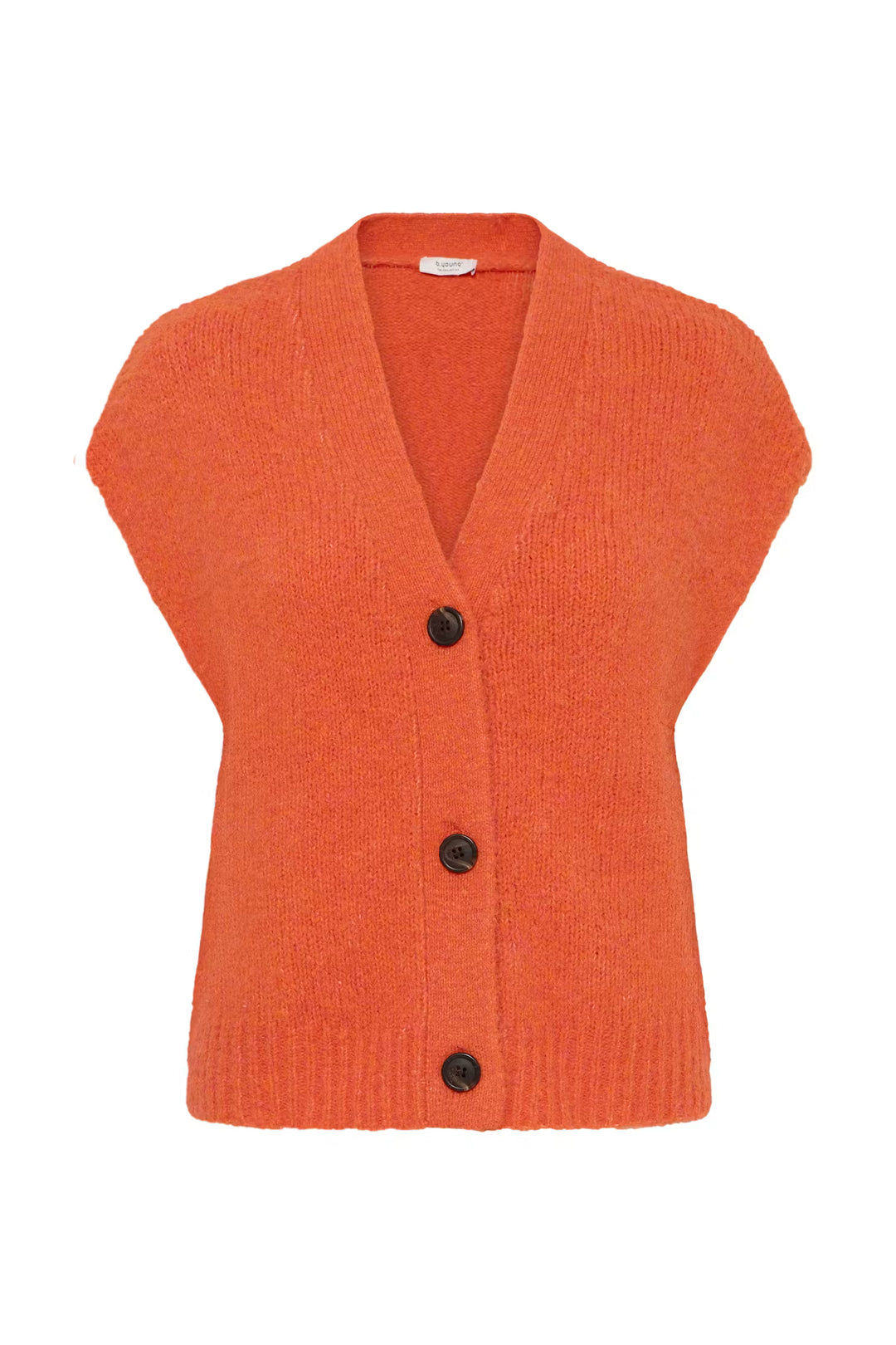 B.Young Millers Button Vest - Orange