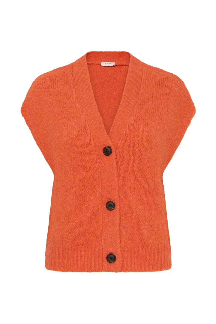B.Young Millers Button Vest - Orange