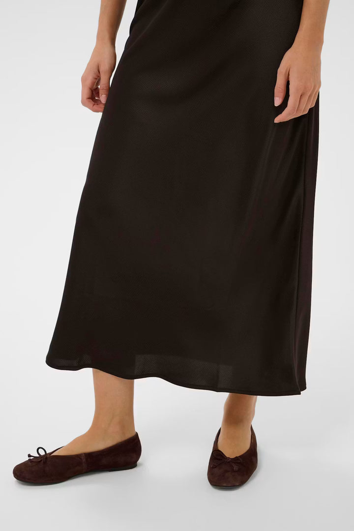 Kaffe KAlotte Skirt - Coffee Bean/Brown