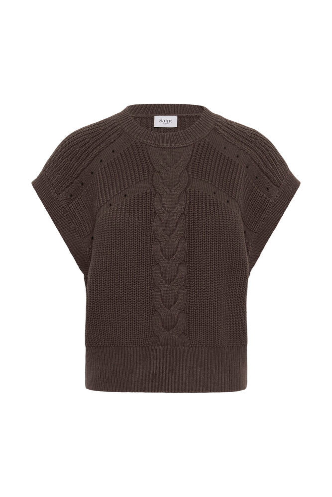 Saint Tropez Trune Vest - Brown