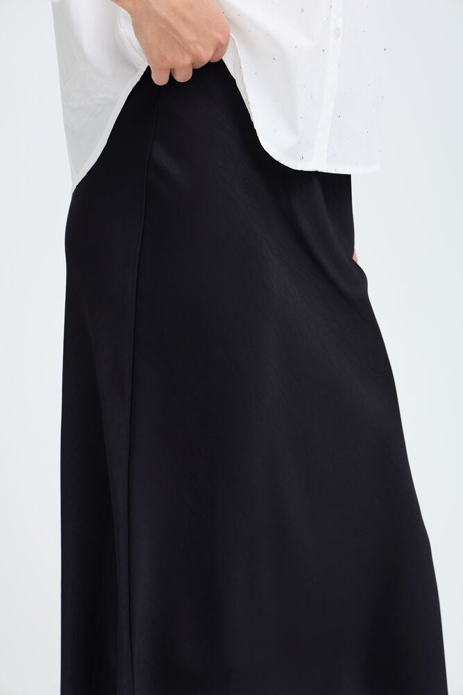 B.Young BYISA Midi Skirt - Black