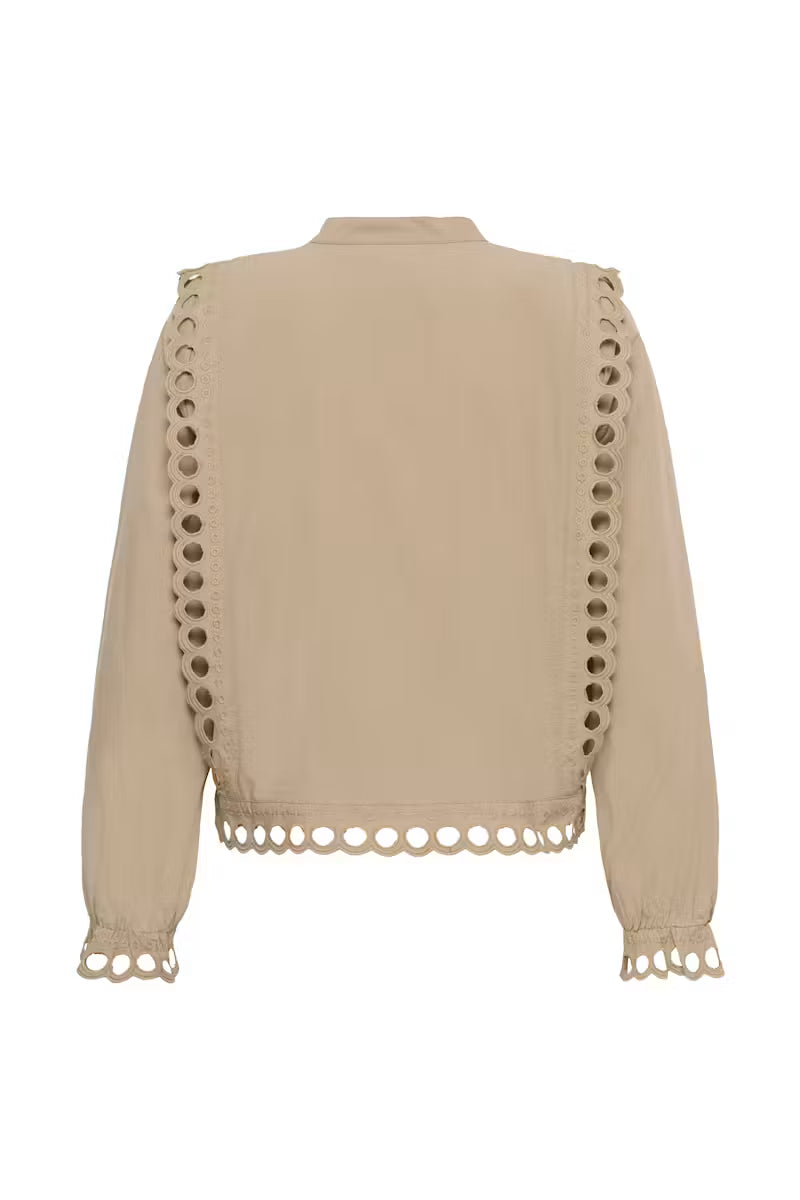 Saint Tropez Marlee Shirt - Weathered Teak/Brown