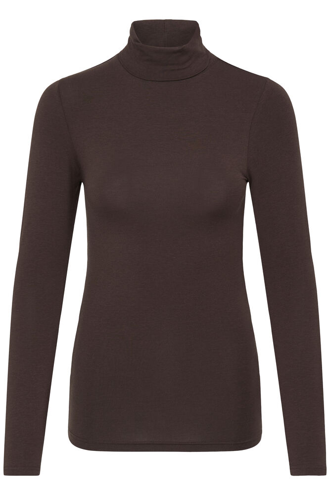 B.Young Pamila Roll Neck Jumper - Java/Brown