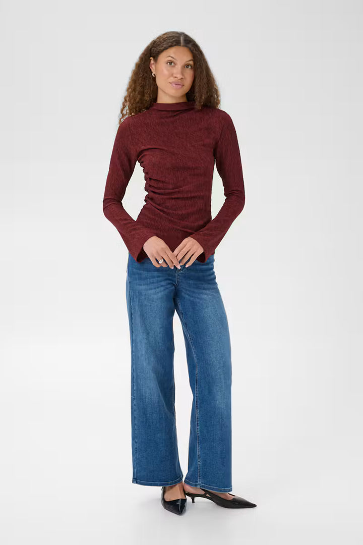 Kaffe Rita Blouse - Red
