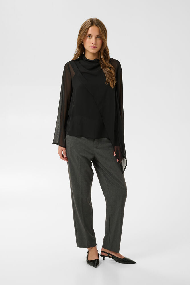 Kaffe Elouise Blouse - Black