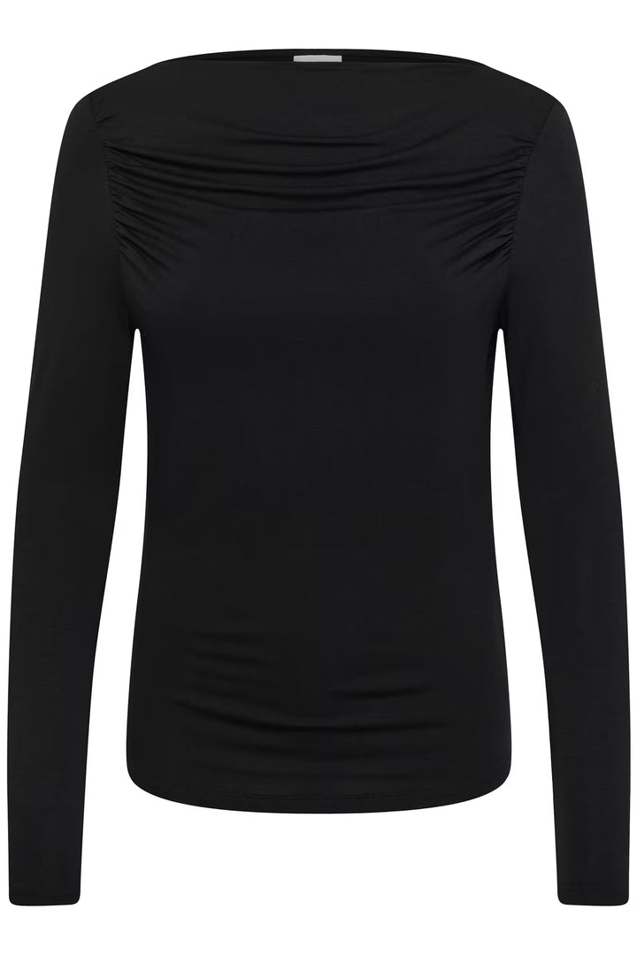 Saint Tropez Vigga Boatneck Blouse - Black