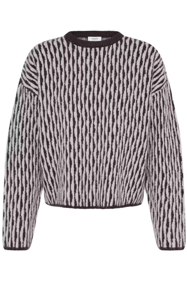 B.Young Jula Jumper- Fig Abstract/Brown