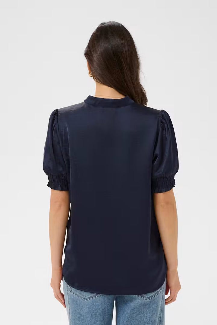 Saint Tropez Panan Blouse - Navy Blue