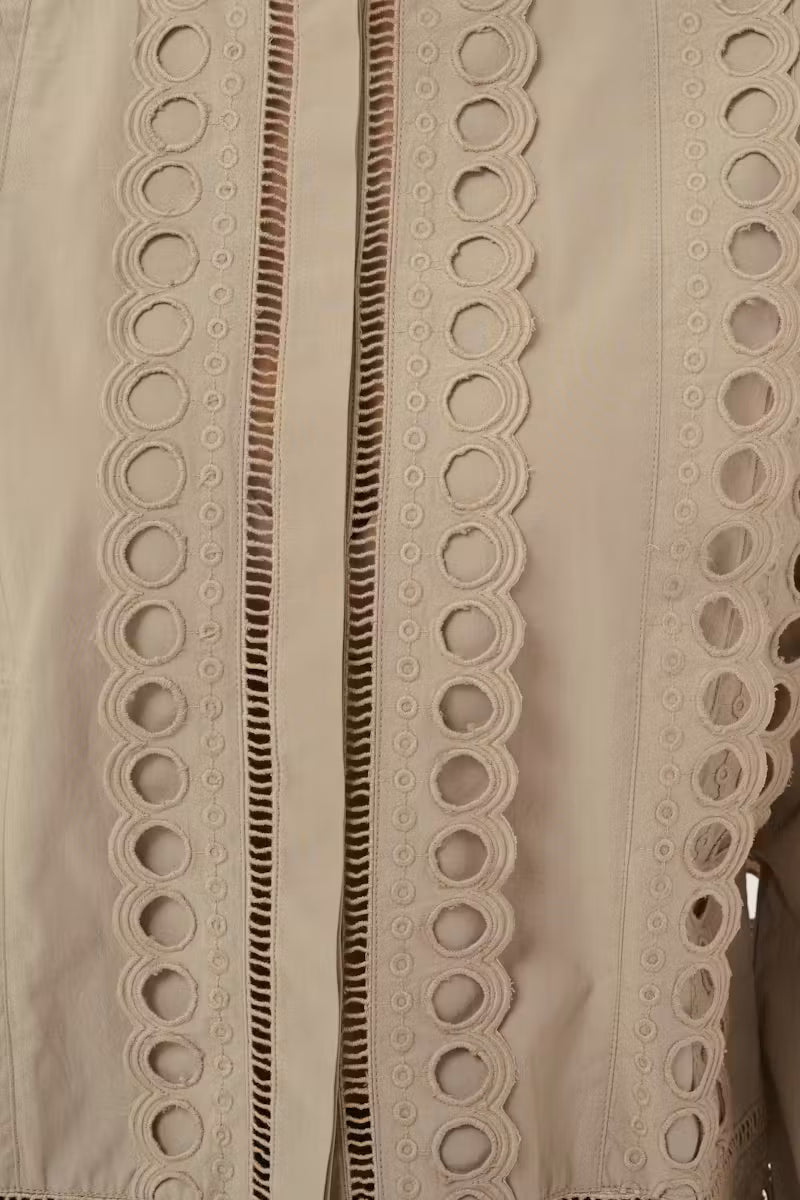 Saint Tropez Marlee Shirt - Weathered Teak/Brown