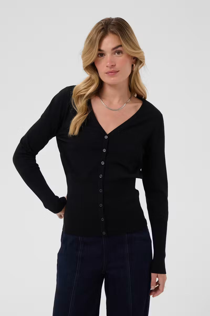 Saint Tropez Mila Slim Cardigan - Black