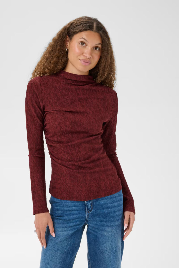 Kaffe Rita Blouse - Red