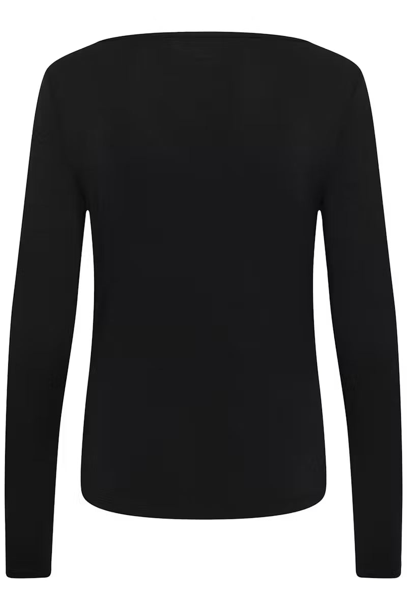 Saint Tropez Vigga Boatneck Blouse - Black