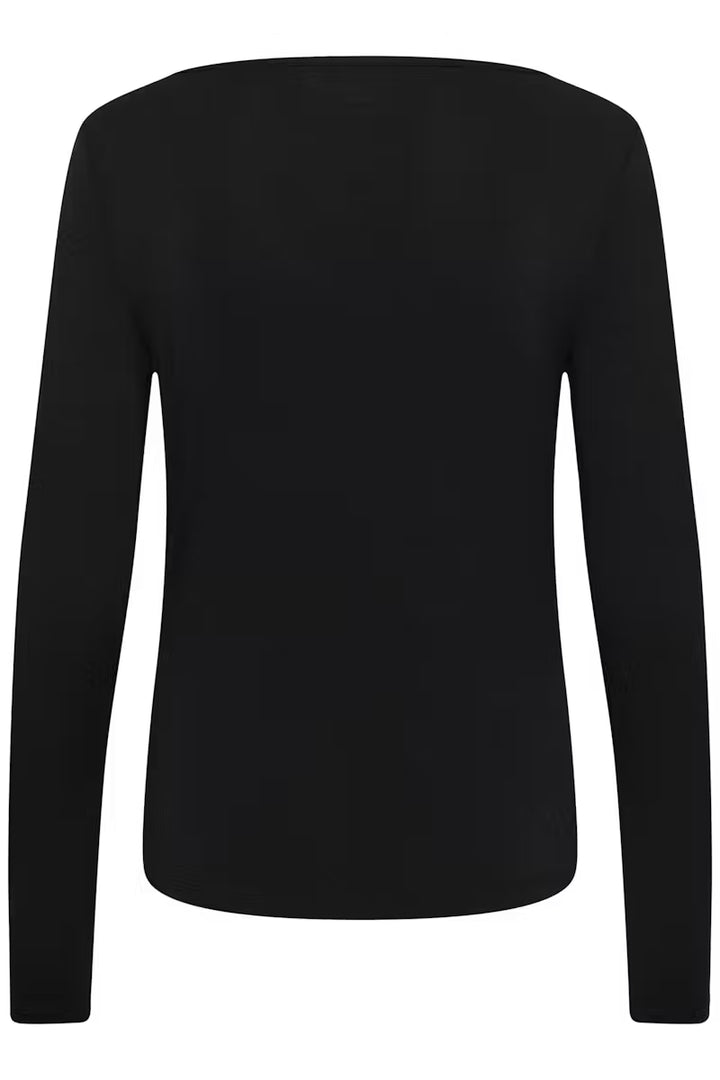 Saint Tropez Vigga Boatneck Blouse - Black