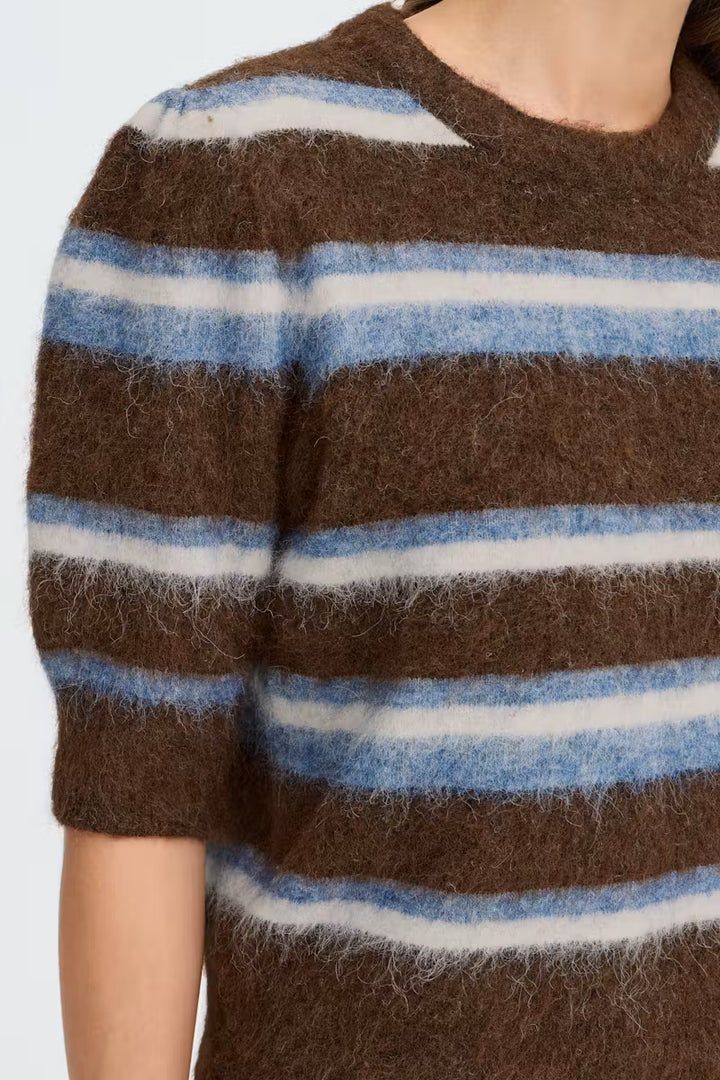 B.Young Milou Jumper - Brown & Blue