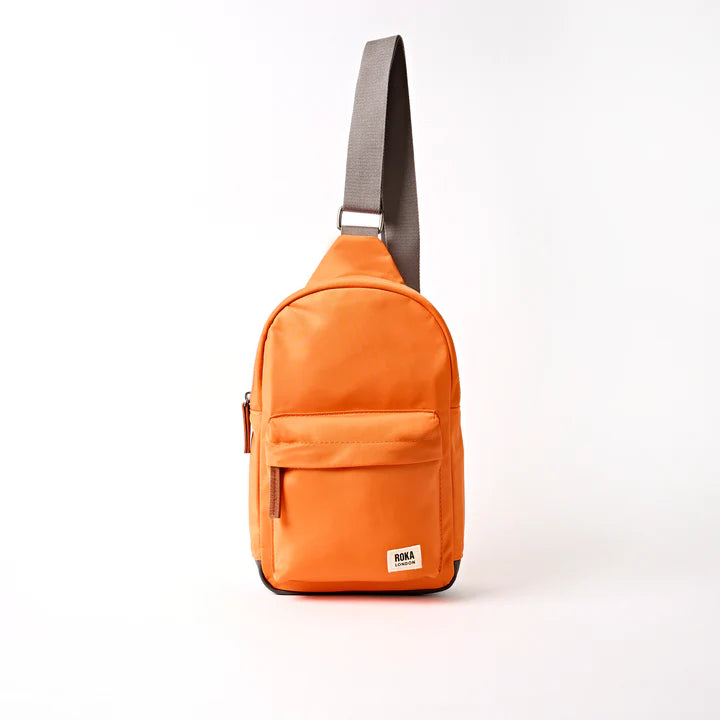 Roka London WillesdenB Sling Bag - Jaffa Orange