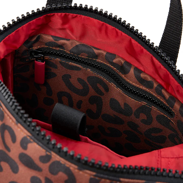 Roka London CanfieldB Small Backpack - Scarlet Leopard