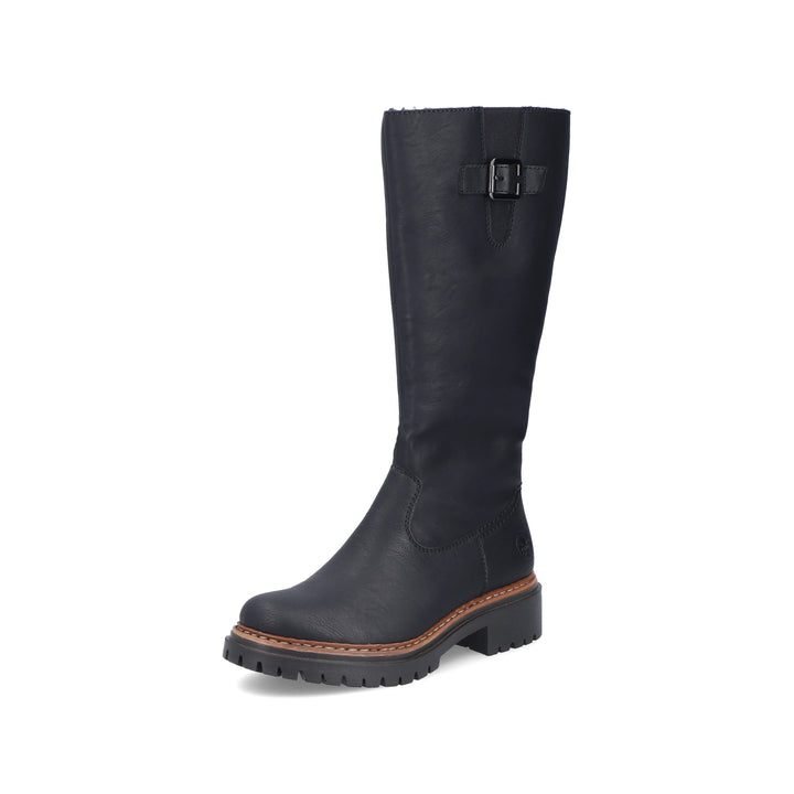 72694-00 Rieker Black Boot
