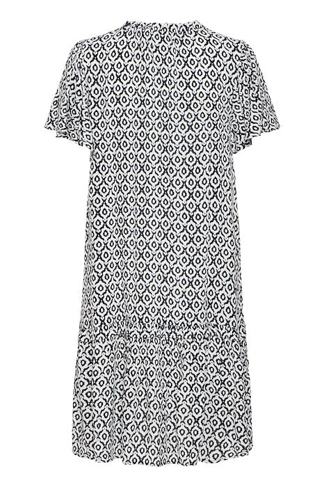 Ichi Marrakech Dress- Tile Blue