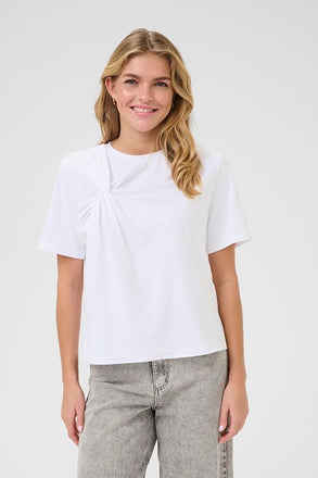 Kaffe Eloise Tshirt- Optical White