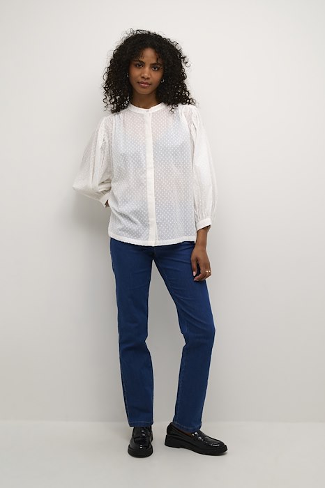 Kaffe KAroca Blouse- Chalk