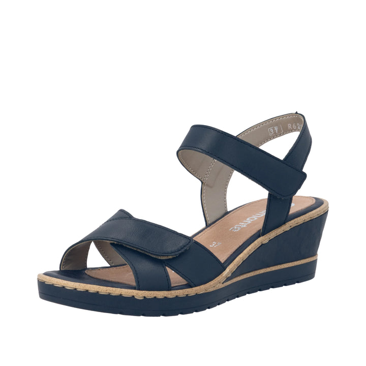 Remonte Wedge Sandals- Navy R6252-16