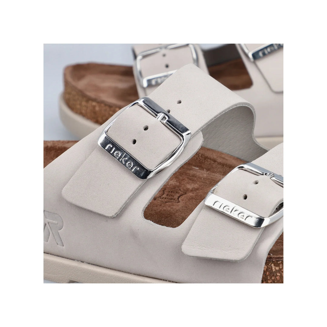 Rieker Mule Sandals- Grey V3190-40