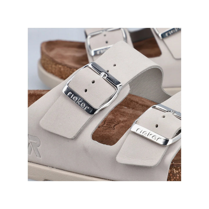 Rieker Mule Sandals- Grey V3190-40