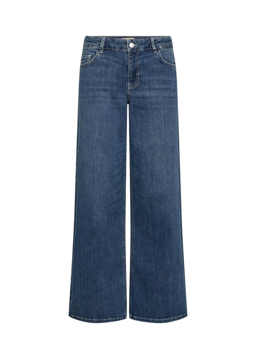 Soya Concept SC-Kimberly 24-b Jeans Wide Leg, Mid-Rise - Blue