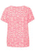 Ichi Vera Top - Calypso Coral Ikat Aop