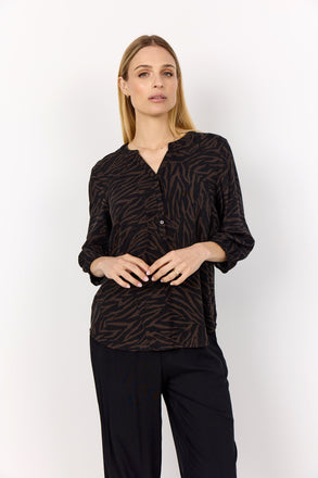 Soya Concept blouse Sade-Zebra abstract print