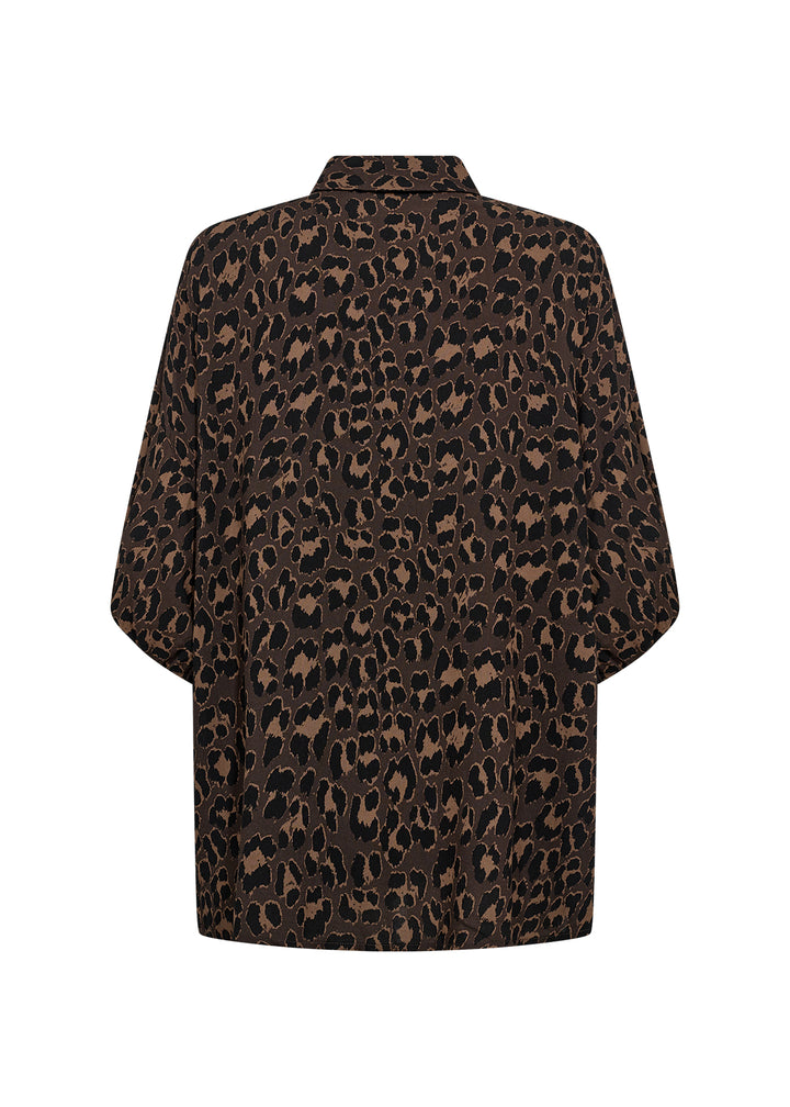 Soya Concept  Brown Animal Print Safira Blouse