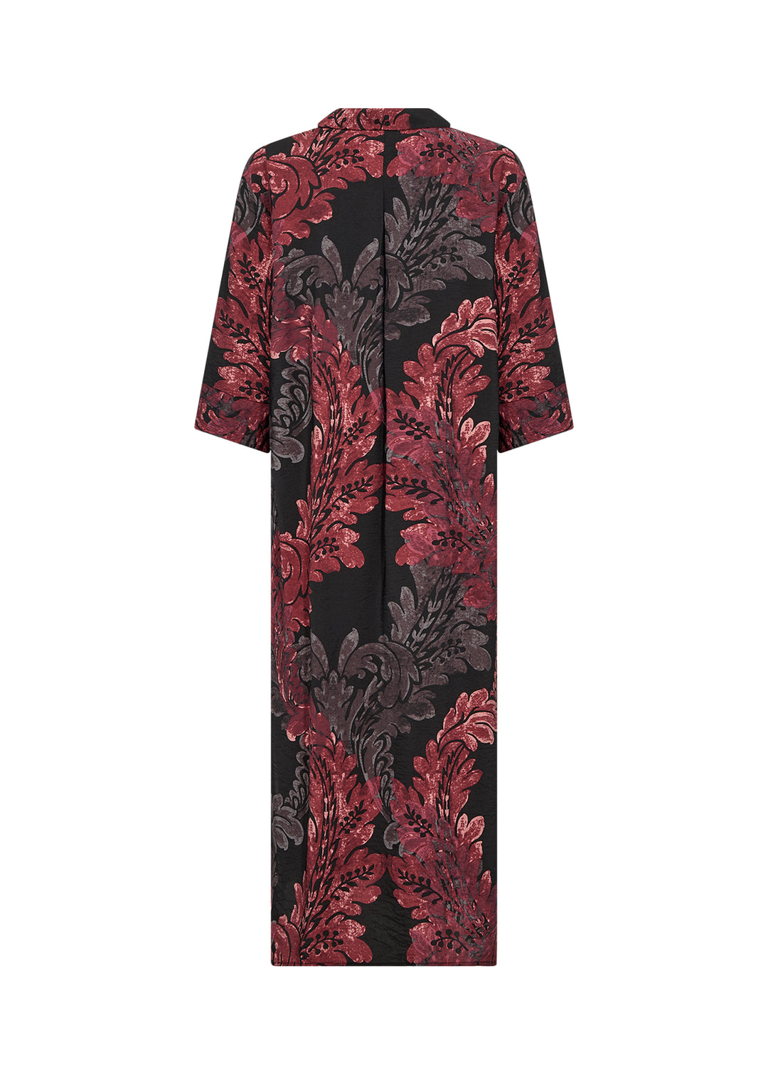 Soya Concept Vaike 3 Dress - Red Abstract Flowers