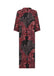 Soya Concept Vaike 3 Dress - Red Abstract Flowers