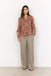 Soya Concept Valborg 1 Blouse - Red Abstract Animal Print