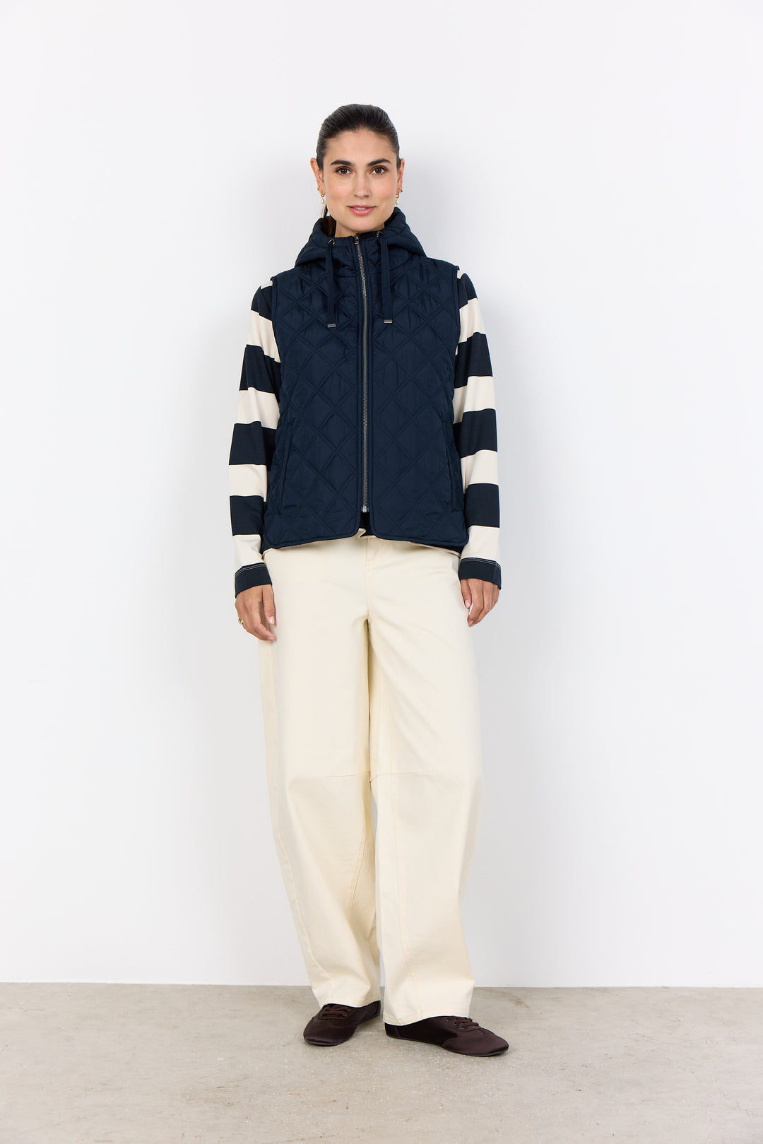 Soya Concept Fenya 77 Waistcoat- Navy