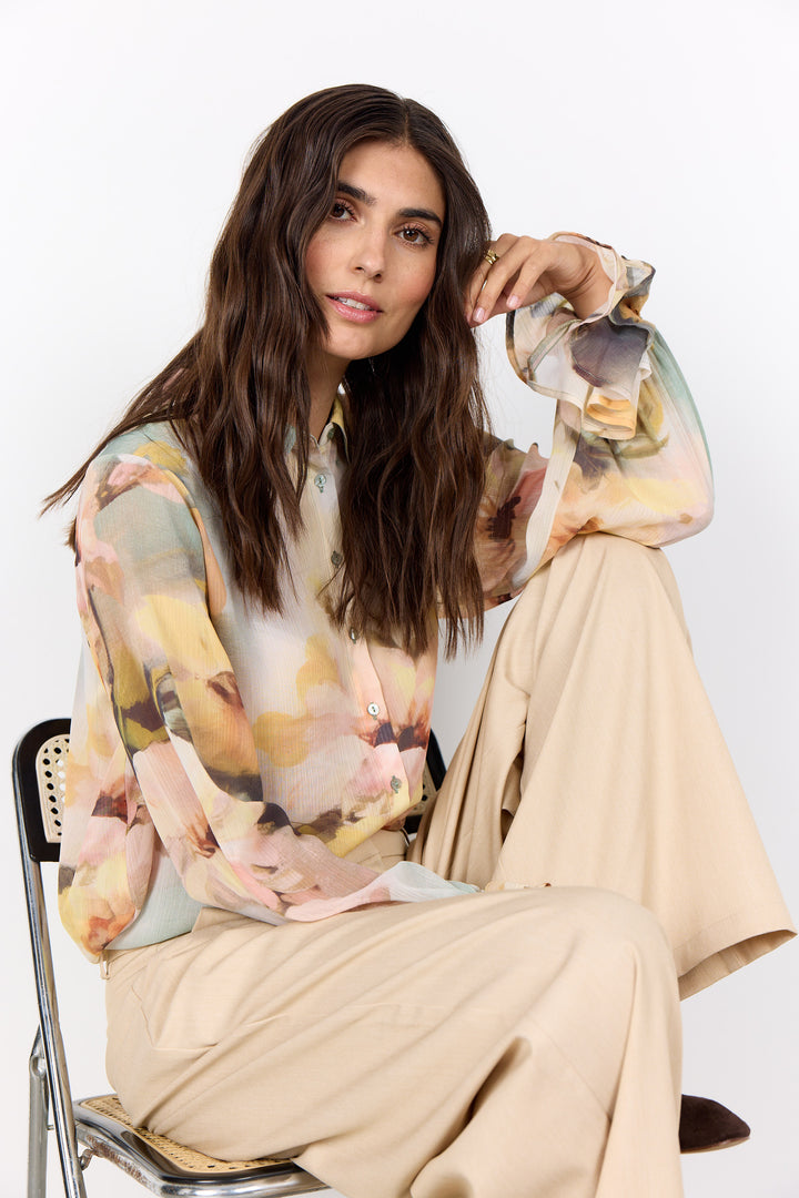 Soya Concept SC-Carmen 1 Shirt- Floral Print