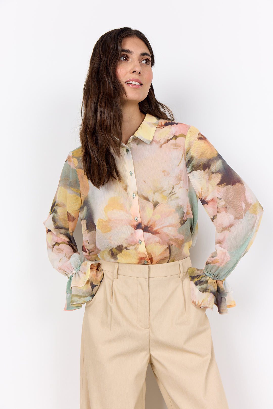 Soya Concept SC-Carmen 1 Shirt- Floral Print