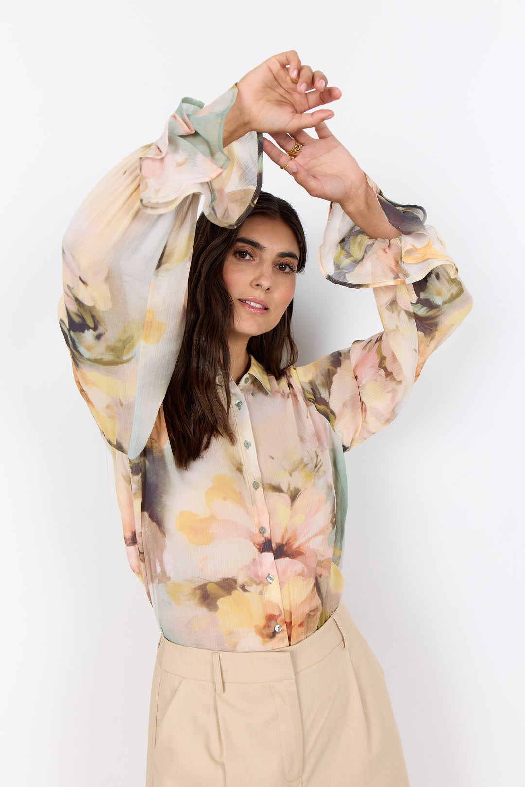 Soya Concept SC-Carmen 1 Shirt- Floral Print